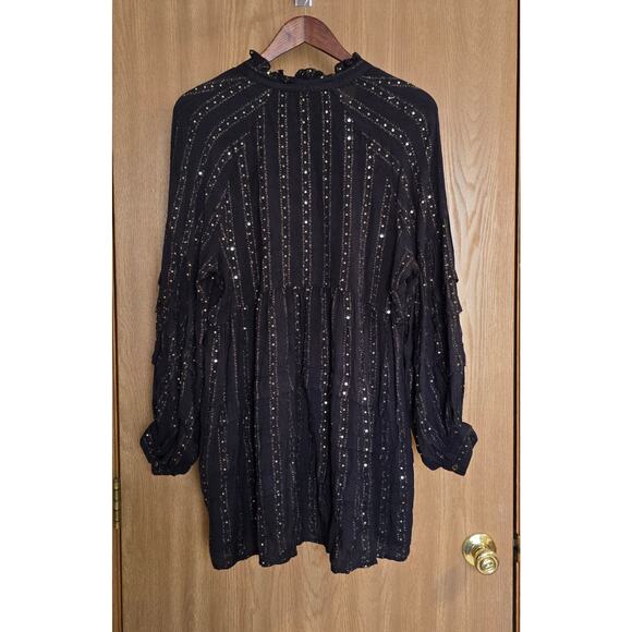 Anthropologie Quinn Sequined Tunic Blouse - Picture 3 of 12
